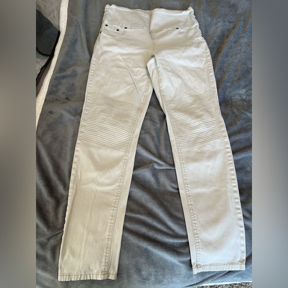Avon Beige skinny high waist pants